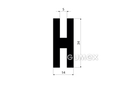 GUMMIPROFILE H-FORM - EPDM
